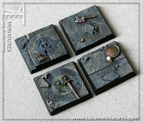 Dwarven Hall/Nordic , square base 40mm x4